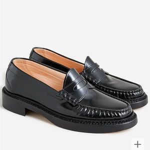 J.Crew Rowan Penny Loafer In Leather (Black)